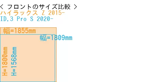 #ハイラックス Z 2015- + ID.3 Pro S 2020-